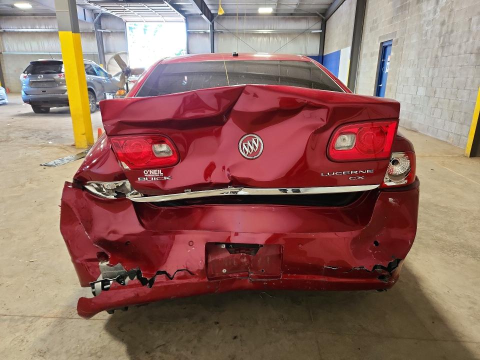 2008 Buick Lucerne VIN 1G4HD57288U189167 COPART salvage auction — FRONT END, Pa - Certificate Of Salvage, sold $275 on 2026-07-06 (photo 6)