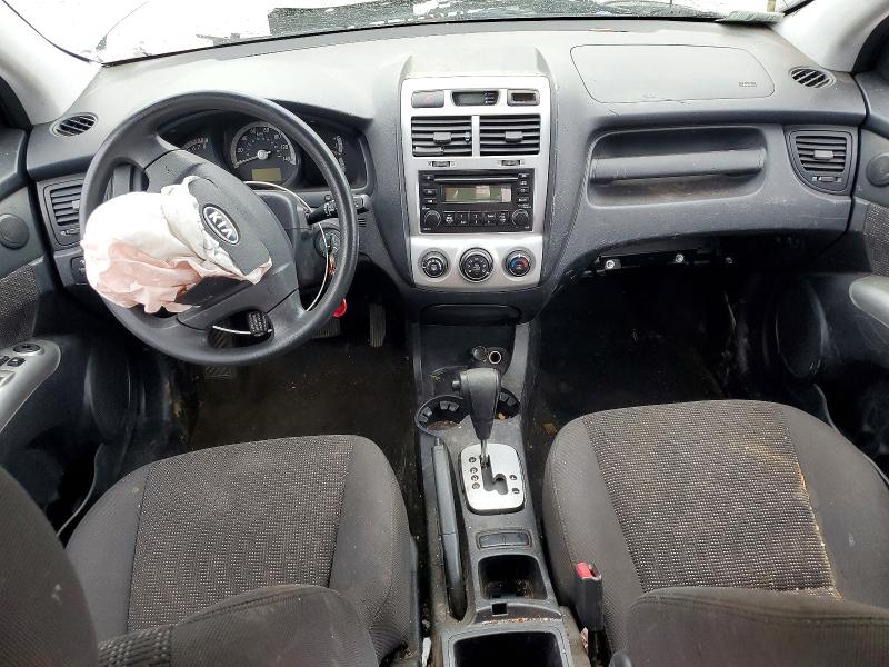 2008 Kia Sportage VIN KNDJE723487538502 COPART salvage auction — FRONT END, Oh - Cert Of Title-Salvage, sold $275 on 2026-07-31 (photo 8)