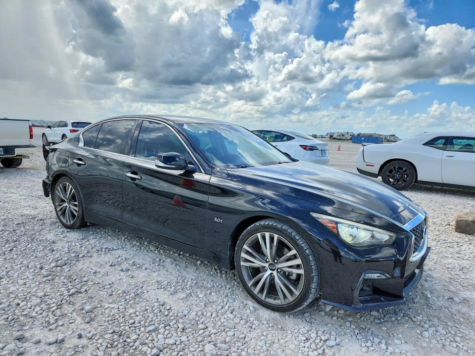 2018 Infiniti Q50 VIN JN1EV7AP6JM363296 COPART salvage auction — REAR END, Tx - Salvage Vehicle Title, sold $2,700 on 2026-07-23 (photo 4)