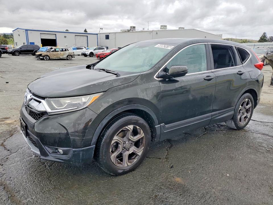 2017 Honda Cr-v VIN 7FARW1H55HE022072 COPART salvage auction — FRONT END, CA - CERTIFICATE OF TITLE, sold $125 on 2026-07-28 (photo 1)