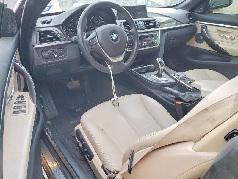 2015 BMW 4er VIN WBA3V5C53FP752890 COPART salvage auction — FRONT END, Tx - Salvage Vehicle Title, sold $1,650 on 2026-08-14 (photo 8)