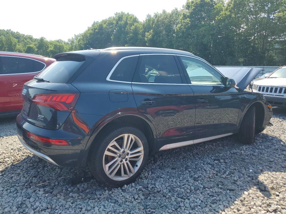 2018 Audi Q5 VIN WA1BNAFY5J2241873 COPART salvage auction — FRONT END, Ma - Cert Of Title-Salvage, sold $125 on 2026-07-30 (photo 3)