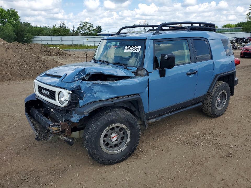 2014 Toyota Fj cruiser VIN JTEBU4BF2EK193880 — COPART salvage auction photo
