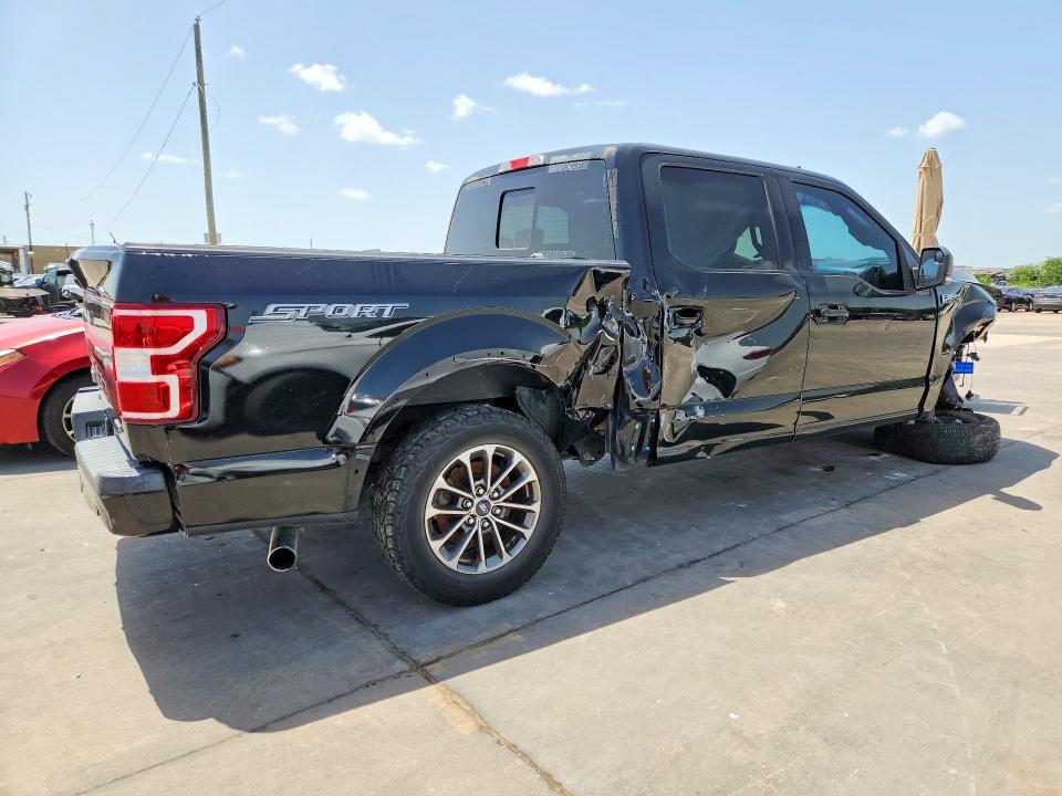 2018 Ford F-150 VIN 1FTEW1CP4JKE13211 COPART salvage auction — FRONT END, Tx - Certificate Of Title, sold $2,550 on 2026-07-09 (photo 3)