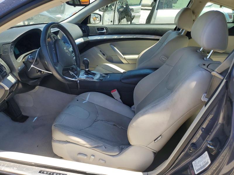 2013 Infiniti G37 VIN JN1CV6EK6DM922284 COPART salvage auction — VANDALISM, Ca - Salvage Certificate, sold $100 on 2026-07-30 (photo 7)