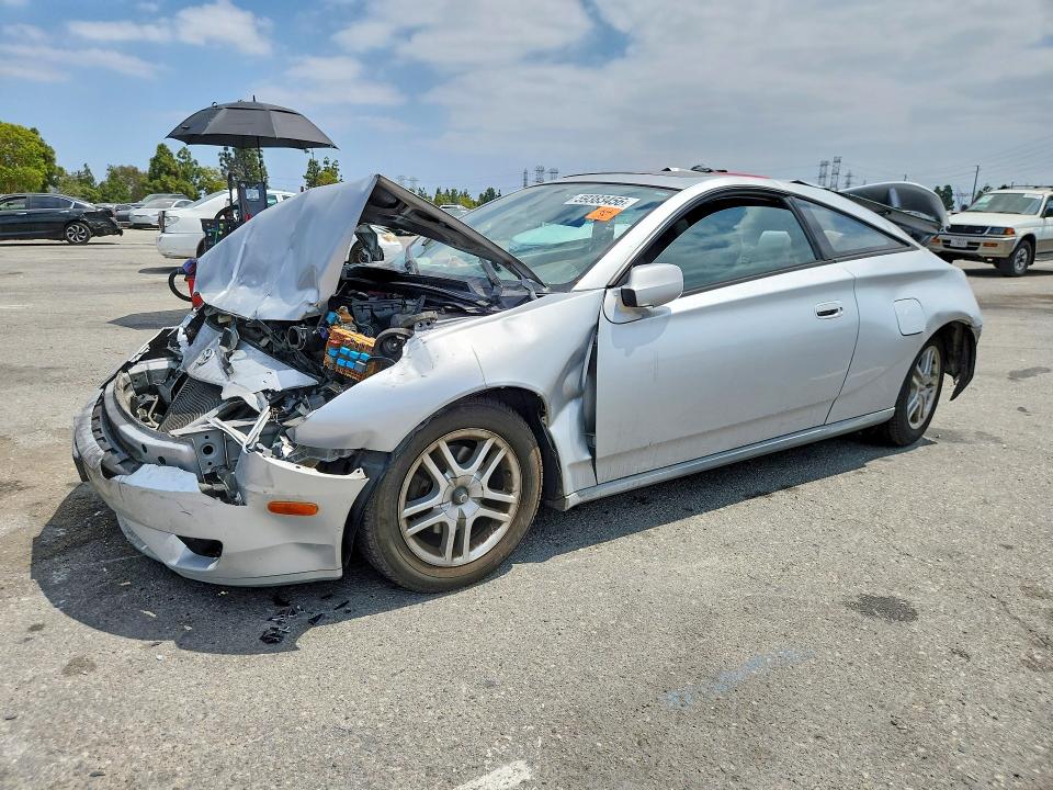 2004 Toyota Celica VIN JTDDR32T140173600 COPART salvage auction — ALL OVER, Ca - Salvage Certificate, sold $250 on 2026-07-16 (photo 1)