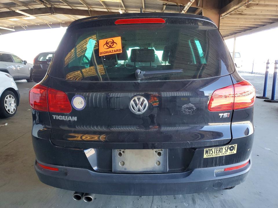 2017 Volkswagen Tiguan VIN WVGRV7AX1HK002722 COPART salvage auction — SIDE, CA - SALVAGE CERTIFICATE, sold $1,350 on 2026-07-02 (photo 6)