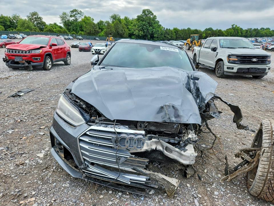 2018 Audi S5 VIN WAUC4CF57JA051459 COPART salvage auction — ALL OVER, TN - SALVAGE CERTIFICATE, sold $600 on 2026-07-16 (photo 5)