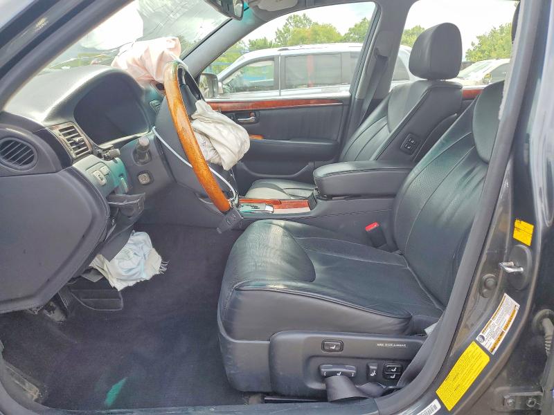 2005 Lexus Ls VIN JTHBN36F955008808 COPART salvage auction — FRONT END, IL - SALVAGE CERTIFICATE, sold $400 on 2026-07-31 (photo 7)