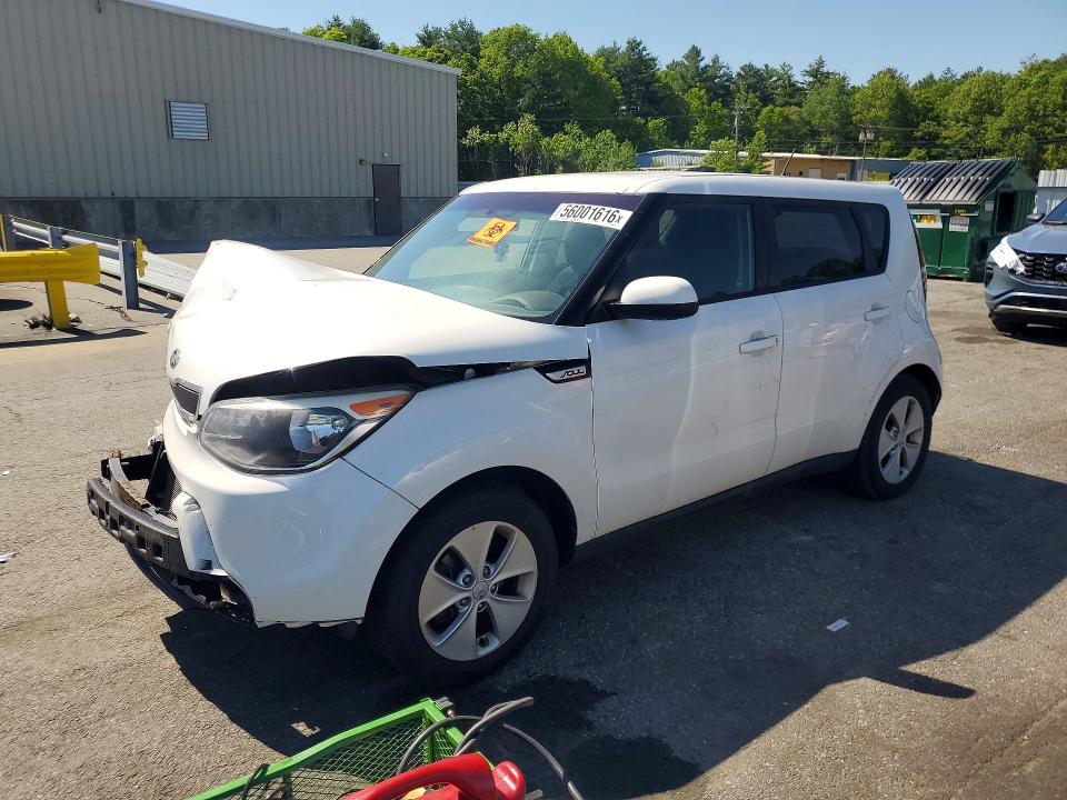 2016 Kia Soul VIN KNDJN2A22G7386035 COPART salvage auction — FRONT END, Ri - Salvage Certificate Of Title, sold $450 on 2026-07-16 (photo 1)