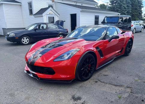 2017 Chevrolet Corvette VIN 1G1YS2D66H5606157 COPART salvage auction — MINOR DENT/SCRATCHES, Mt - Certificate Of Title (P), sold $43,500 on 2026-07-23 (photo 1)