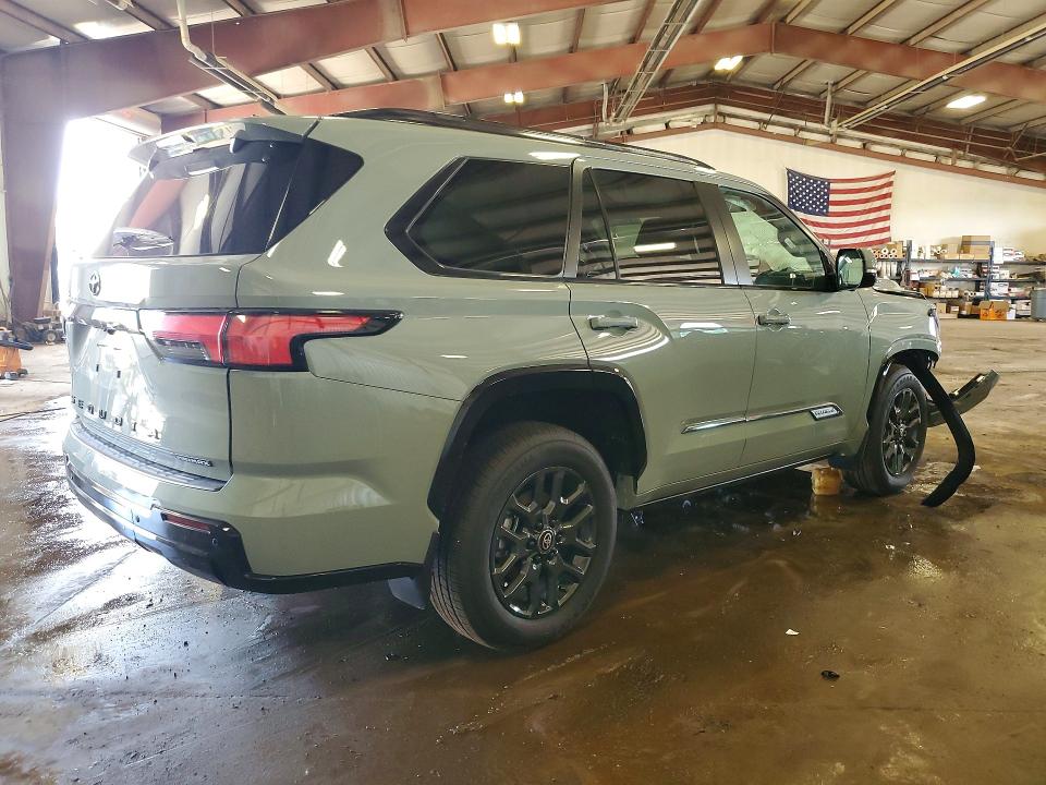2026 Toyota Sequoia VIN 7SVAAABA3TX090291 COPART salvage auction — FRONT END, MI - CERT OF TITLE-SALVAGE VEHICLE, sold $38,000 on 2026-08-14 (photo 3)