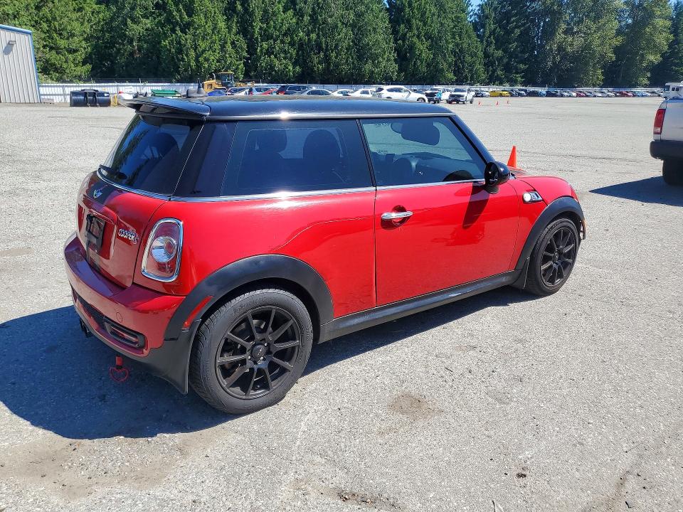 2012 Mini Cooper VIN WMWSV3C51CT385667 COPART salvage auction — FRONT END, Wa - Cert Of Ownership-Rebuilt, sold $525 on 2026-07-03 (photo 3)