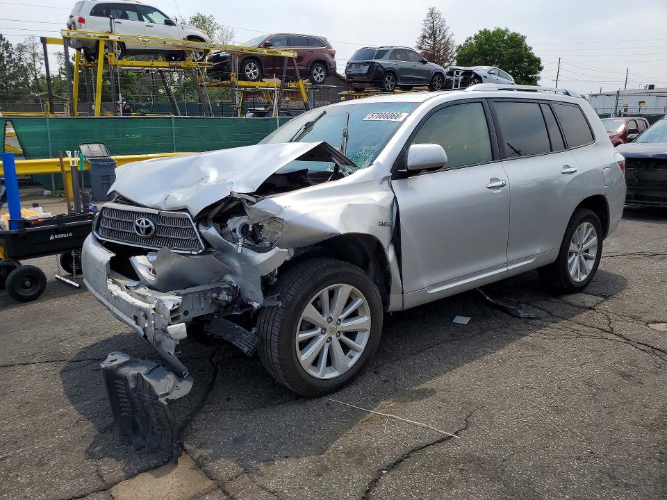 2010 Toyota Highlander hybrid VIN JTEJW3EH1A2039183 COPART salvage auction — FRONT END, CO - PUBLIC - SALVAGE TITLE (P), sold $275 on 2026-07-28 (photo 1)