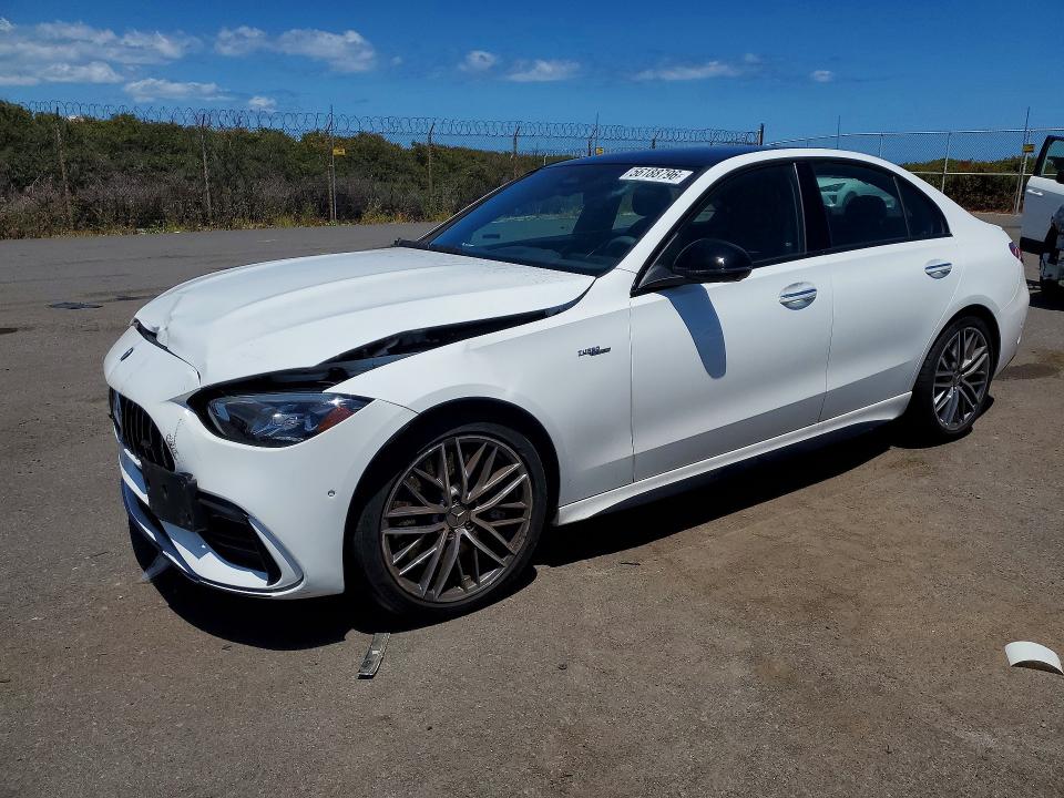 2023 Mercedes-benz C-klasse amg VIN W1KAF8HB7PR129209 — COPART salvage auction photo