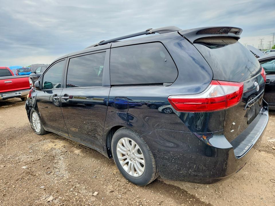 2017 Toyota Sienna VIN 5TDYZ3DC2HS822984 COPART salvage auction — FRONT END, Il - Salvage Certificate, sold $8,400 on 2026-07-21 (photo 2)