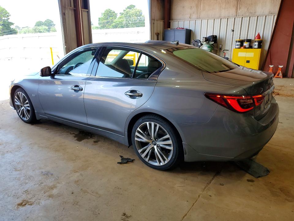 2019 Infiniti VIN JN1EV7AR6KM592323 COPART salvage auction — WATER/FLOOD, TX - SALVAGE TITLE-FLOOD DAMAGE (P), sold $7,300 on 2026-07-20 (photo 2)