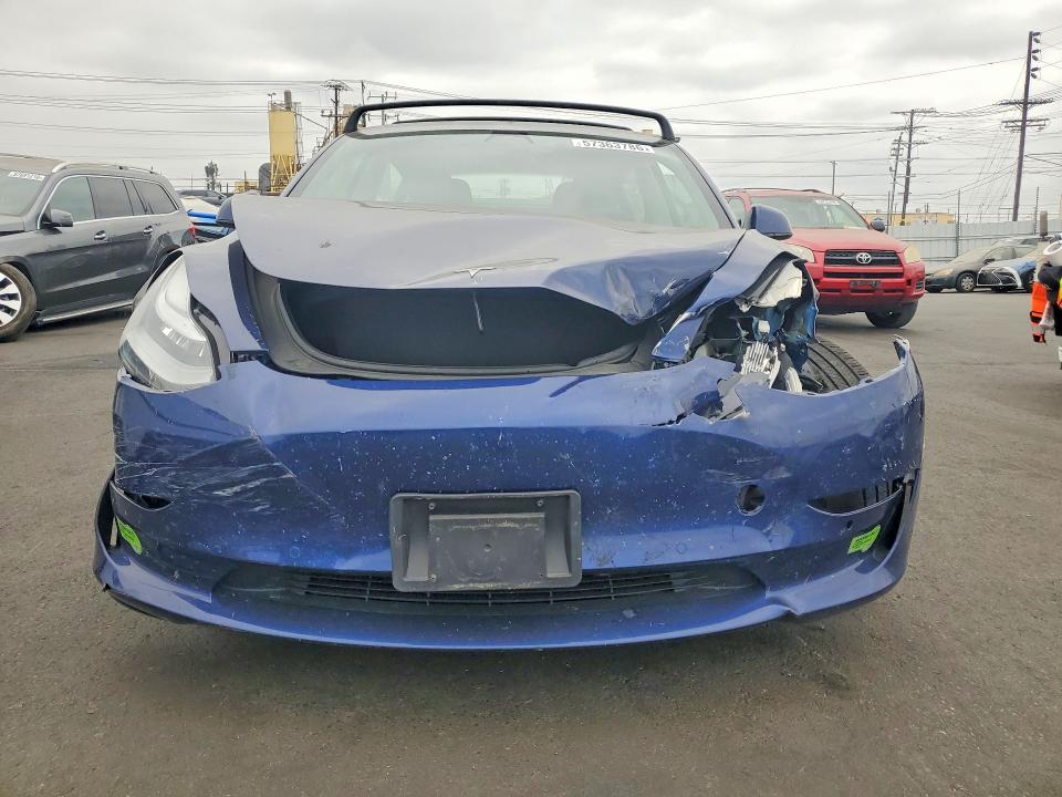 2022 Tesla Model 3 VIN 5YJ3E1EA2NF294922 COPART salvage auction — FRONT END, Ca - Salvage Certificate, sold $6,100 on 2026-07-20 (photo 5)