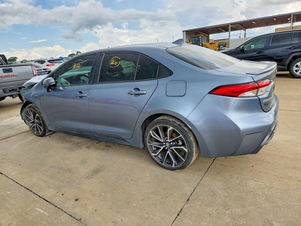 2020 Toyota Corolla VIN JTDS4RCE8LJ011335 COPART salvage auction — FRONT END, Tx - Salvage Vehicle Title, sold $1,550 on 2026-07-27 (photo 2)