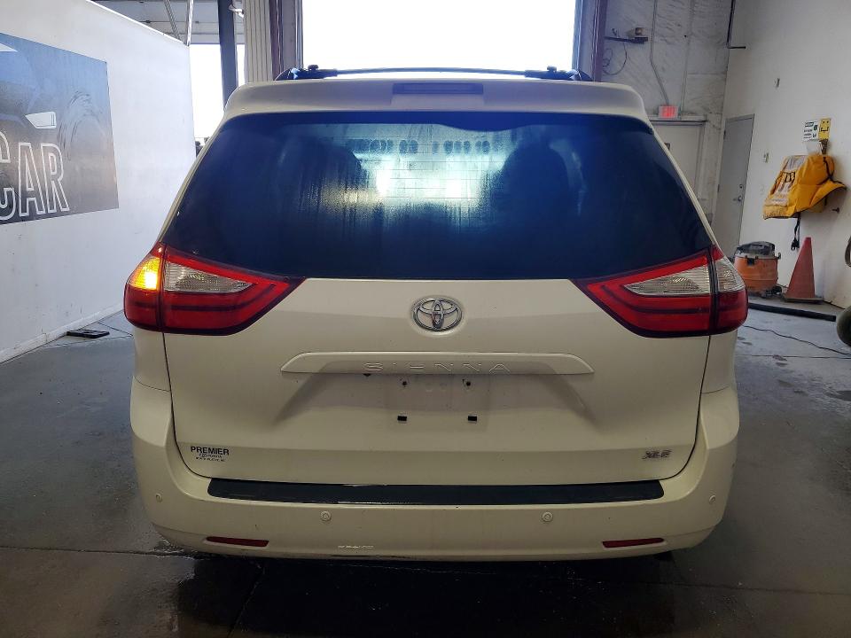 2015 Toyota Sienna VIN 5TDYK3DCXFS651936 COPART salvage auction — FRONT END, In - Certificate Of Title, sold $3,600 on 2026-07-16 (photo 6)