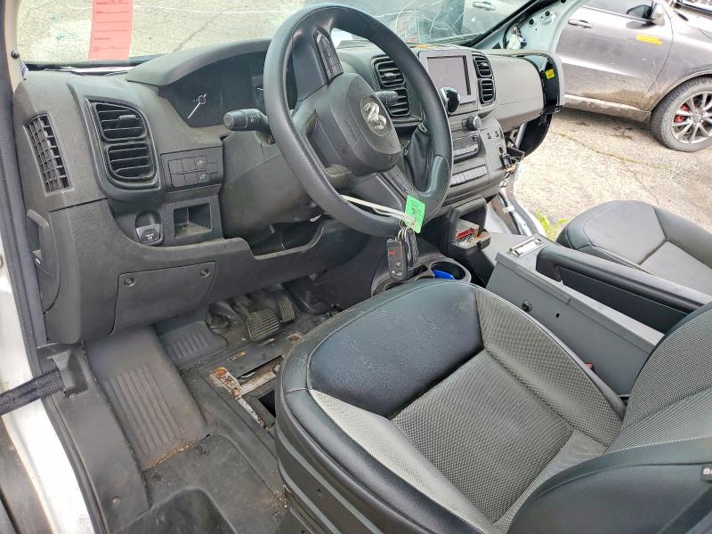 2022 Ram Promaster 2500 VIN 3C6LRVCG1NE107900 COPART salvage auction — FRONT END, Mi - Scrap Certificate Of Title, sold $2,750 on 2026-07-09 (photo 8)