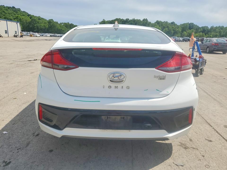 2017 Hyundai Ioniq VIN KMHC65LC7HU024620 COPART salvage auction — FRONT END, Pa - Certificate Of Salvage, sold $1,450 on 2026-07-02 (photo 6)