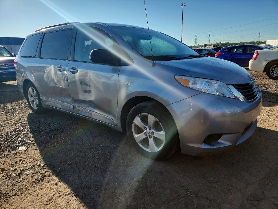 2014 Toyota Sienna VIN 5TDKK3DC6ES434064 COPART salvage auction — SIDE, Mi - Certificate Of Title, sold $350 on 2026-07-21 (photo 4)