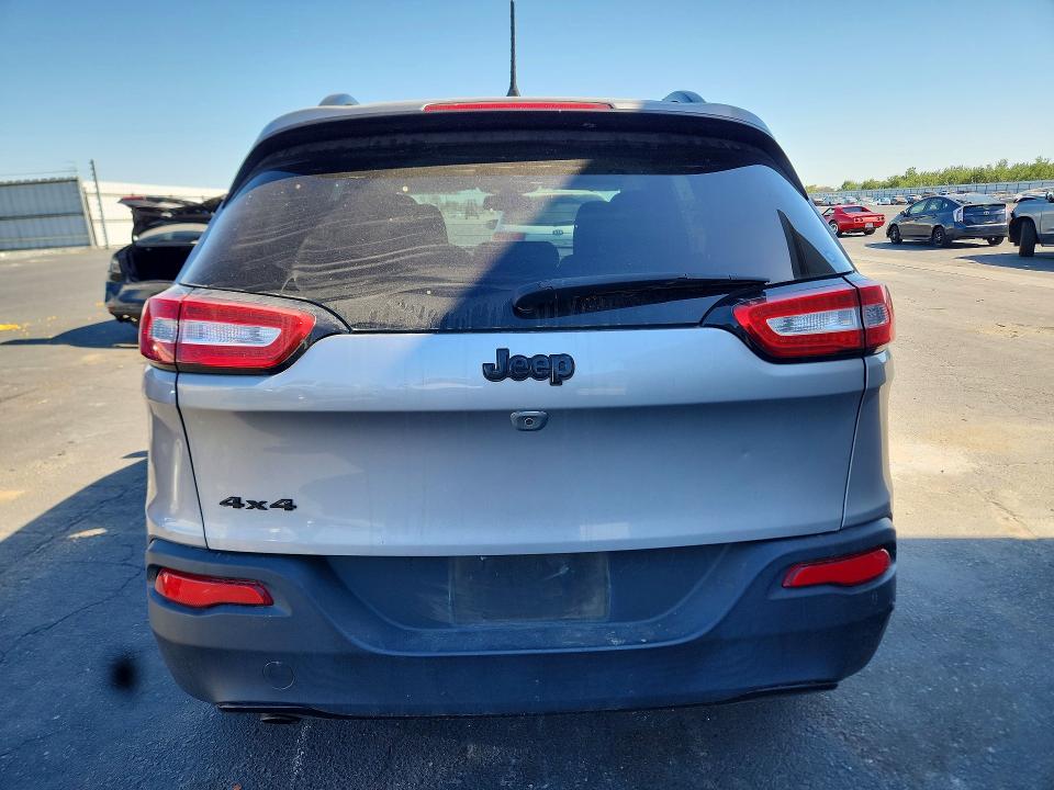 2018 Jeep Cherokee VIN 1C4PJMCB7JD543582 COPART salvage auction — FRONT END, Ca - Salvage Certificate, sold $2,500 on 2026-07-09 (photo 6)
