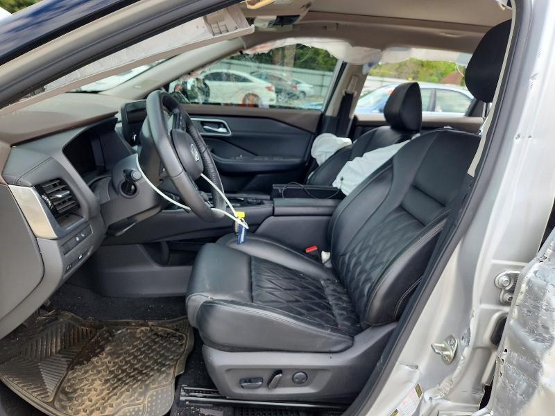 2022 Nissan Rogue VIN JN8BT3DD7NW272214 COPART salvage auction — ROLLOVER, Va - Cert Of Title - Salvage, sold $1,750 on 2026-07-28 (photo 7)