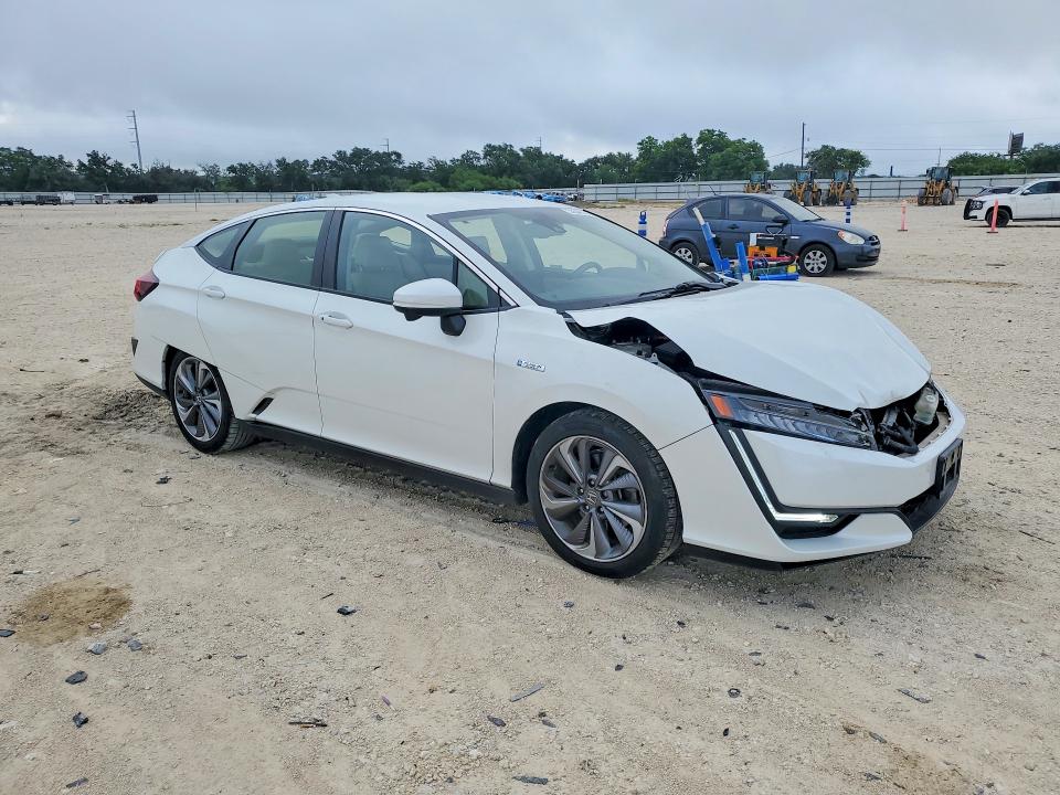 2018 Honda Clarity VIN JHMZC5F37JC010620 COPART salvage auction — FRONT END, TX - SALVAGE VEHICLE TITLE (P), sold $3,550 on 2026-07-09 (photo 4)