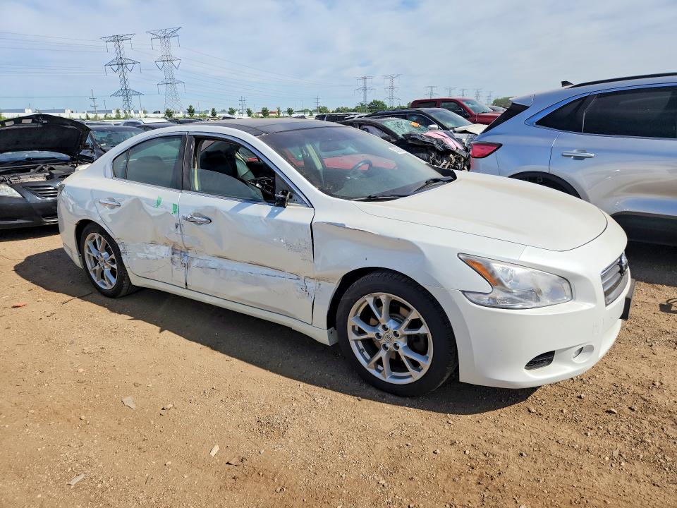 2014 Nissan Maxima VIN 1N4AA5AP0EC446543 COPART salvage auction — SIDE, Il - Salvage Certificate, sold $1,700 on 2026-07-09 (photo 4)