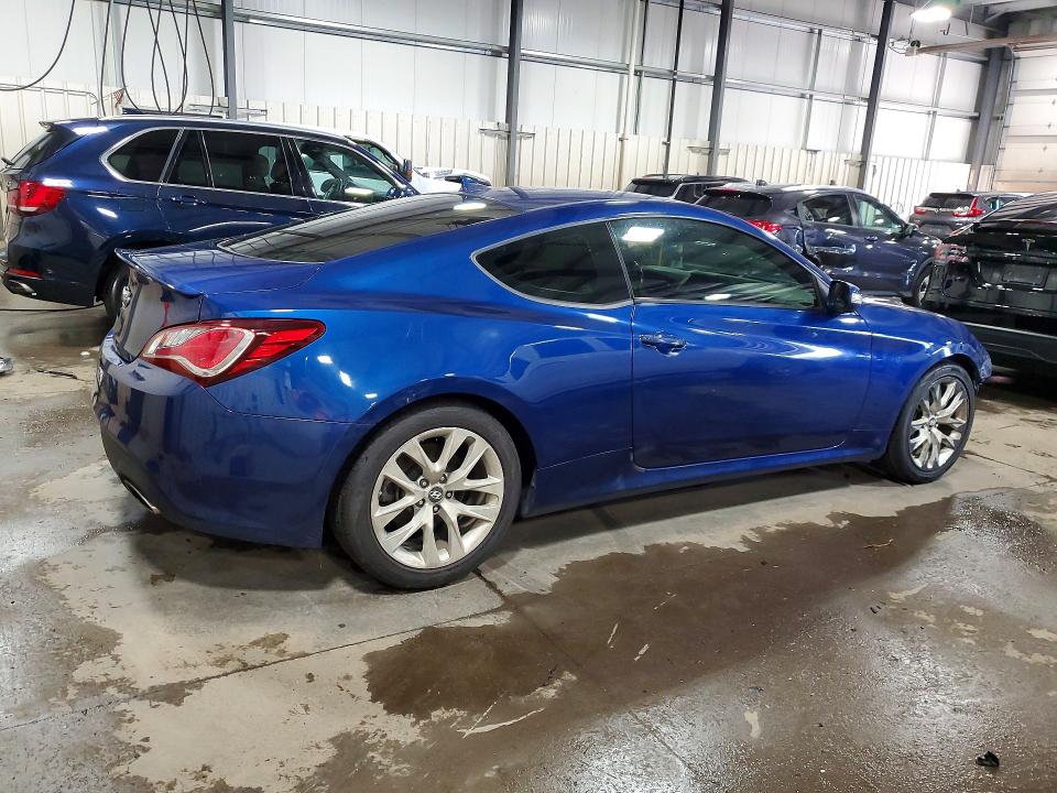 2015 Hyundai Genesis VIN KMHHT6KJ7FU130938 COPART salvage auction — FRONT END, Tx - Certificate Of Title, sold $1,500 on 2026-07-21 (photo 3)