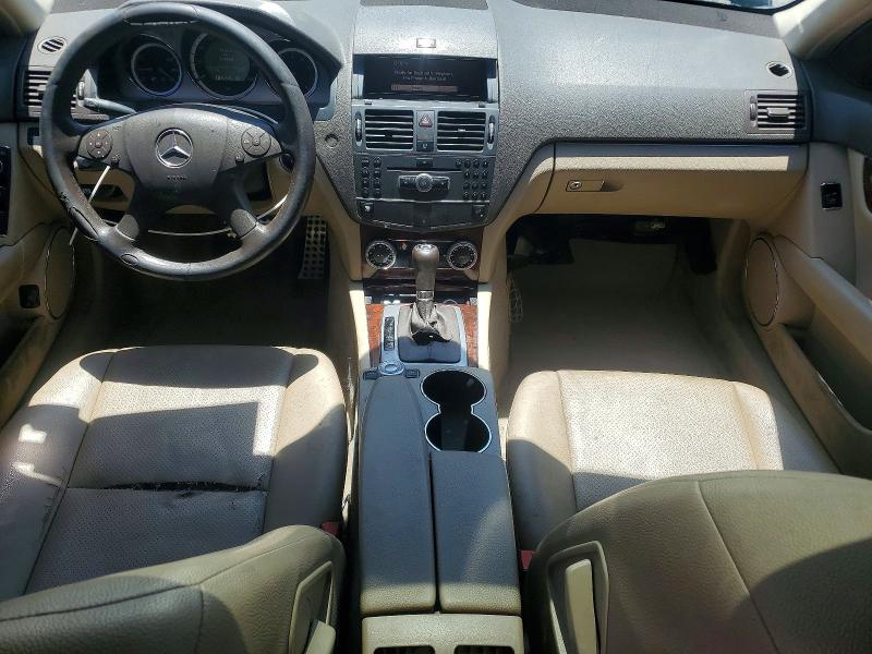 2010 Mercedes-benz C-klasse VIN WDDGF8BB7AR126885 COPART salvage auction — REAR END, NC - SALVAGE CERTIFICATE OF TITLE, sold $250 on 2026-07-28 (photo 8)