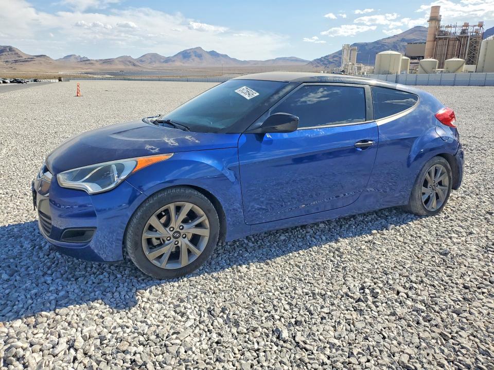 2016 Hyundai Veloster VIN KMHTC6AD4GU282490 COPART salvage auction — REAR END, Nv - Salvage Title, sold $850 on 2026-07-20 (photo 1)
