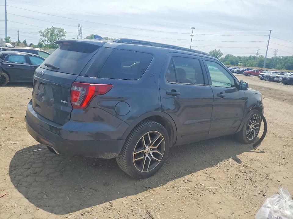 2017 Ford Explorer VIN 1FM5K8GTXHGA58033 COPART salvage auction — FRONT END, MI - CERTIFICATE OF TITLE, sold $2,950 on 2026-07-02 (photo 3)