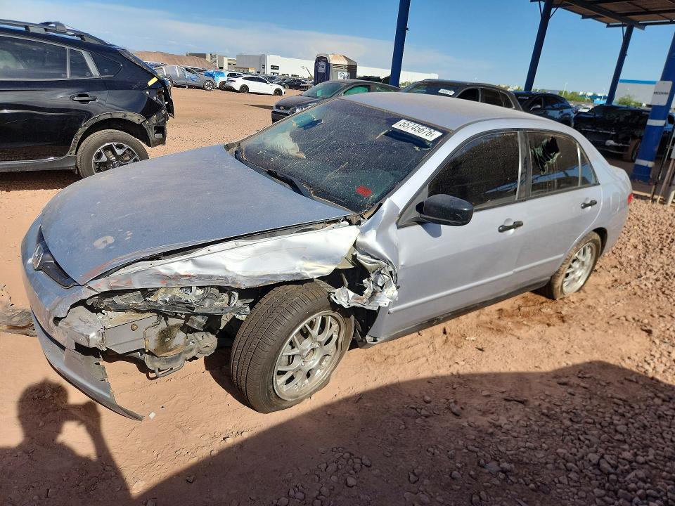 2005 Honda Accord VIN 1HGCM56125A009574 COPART salvage auction — FRONT END, Az - Cert Of Title - Salvage, sold $500 on 2026-07-02 (photo 1)
