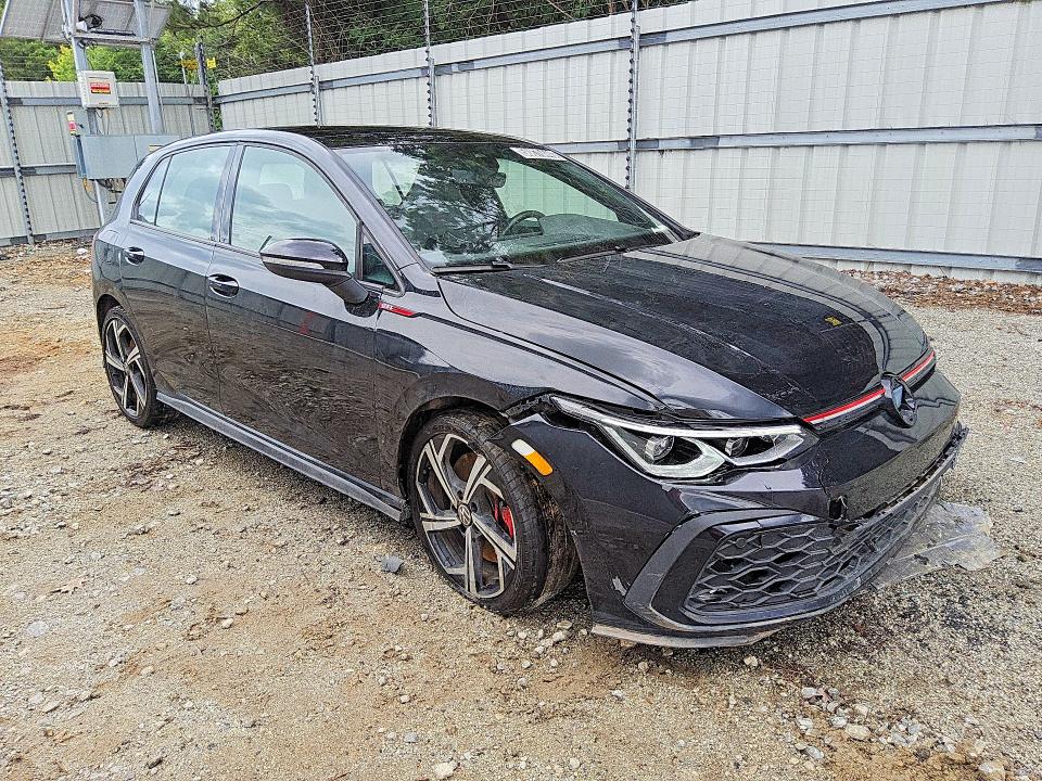 2024 Volkswagen Gti VIN WVW3A7CD6RW129663 COPART salvage auction — FRONT END, GA - CERTIFICATE OF TITLE, sold $12,200 on 2026-07-09 (photo 4)