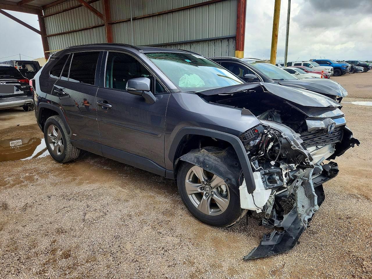 2024 Toyota RAV4 Hybrid VIN 4T3RWRFV5RU160316 COPART salvage auction — Front End, TX - CERTIFICATE OF TITLE, sold $6,700 on 2026-07-09 (photo 4)