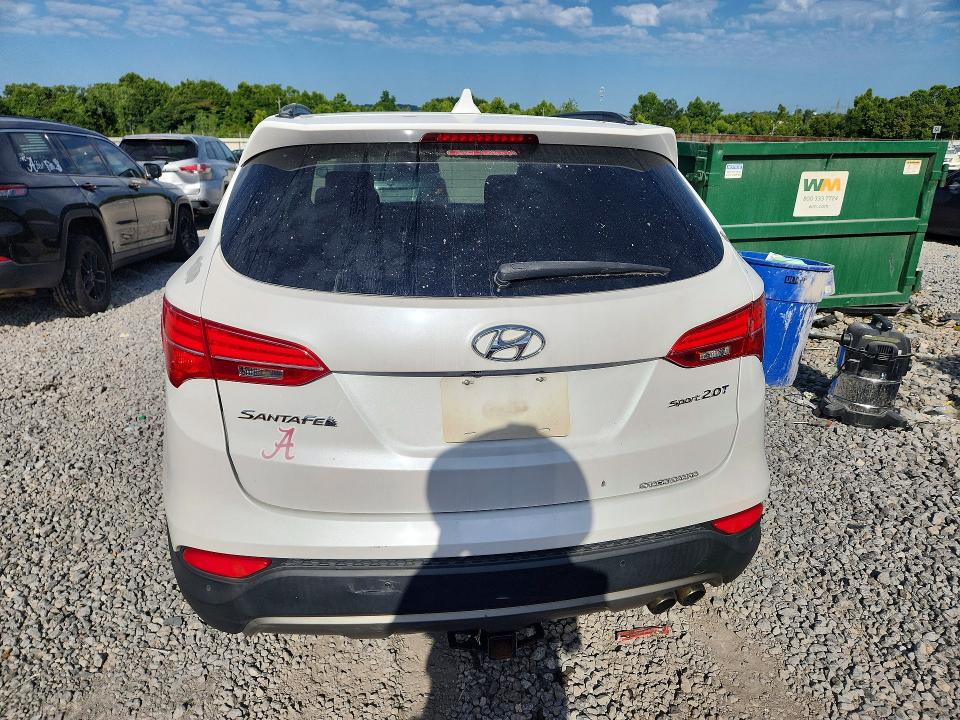 2014 Hyundai Santa fe VIN 5XYZW3LA2EG228871 COPART salvage auction — NORMAL WEAR, Al - Cert Of Title-Rebuilt, sold $3,000 on 2026-07-25 (photo 6)