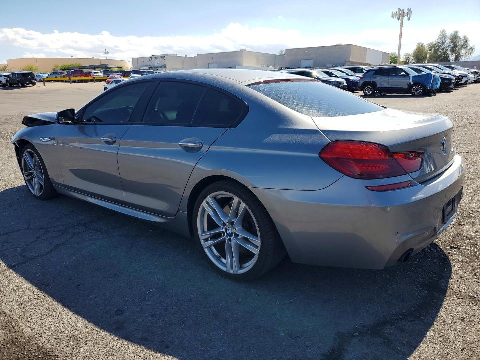 2014 BMW 6er VIN WBA6A0C51ED317619 COPART salvage auction — FRONT END, Nv - Salvage Title, sold $3,500 on 2026-07-20 (photo 2)