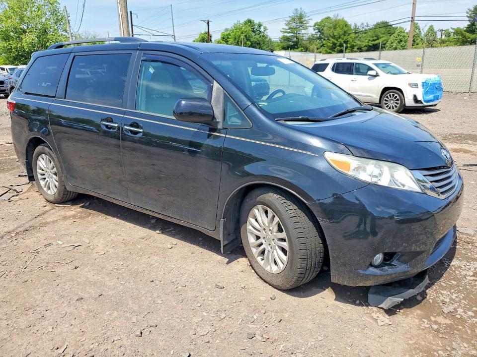 2015 Toyota VIN 5TDYK3DC8FS604307 COPART salvage auction — FRONT END, Pa - Certificate Of Salvage, sold $6,000 on 2026-07-22 (photo 4)