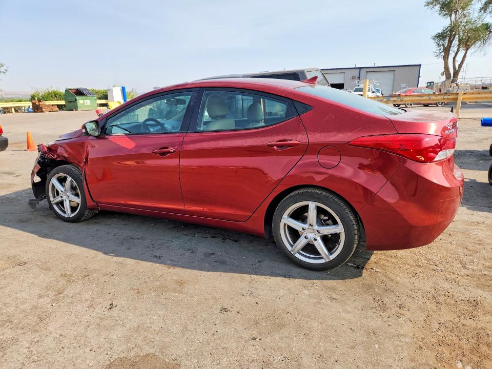 2013 Hyundai Elantra VIN 5NPDH4AE7DH382418 COPART salvage auction — FRONT END, Nm - Cert Of Title-Salvage, sold $2,250 on 2026-07-09 (photo 2)