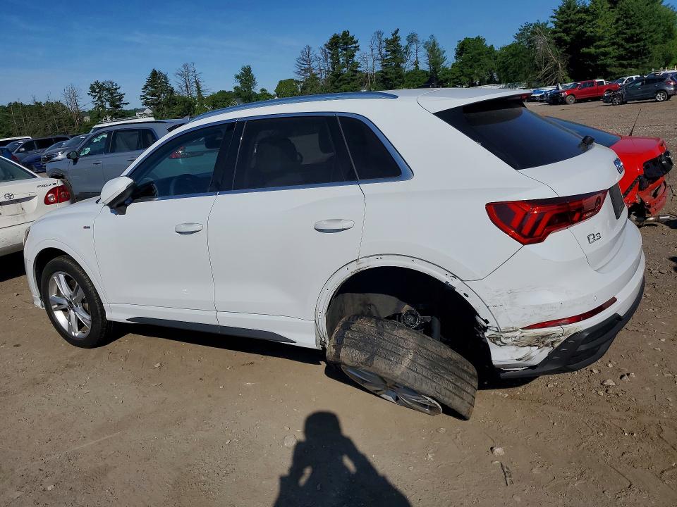 2023 Audi Q3 VIN WA1EECF36P1083183 COPART salvage auction — REAR END, Id - Salvage Certificate Of Title, sold $11,800 on 2026-08-17 (photo 2)