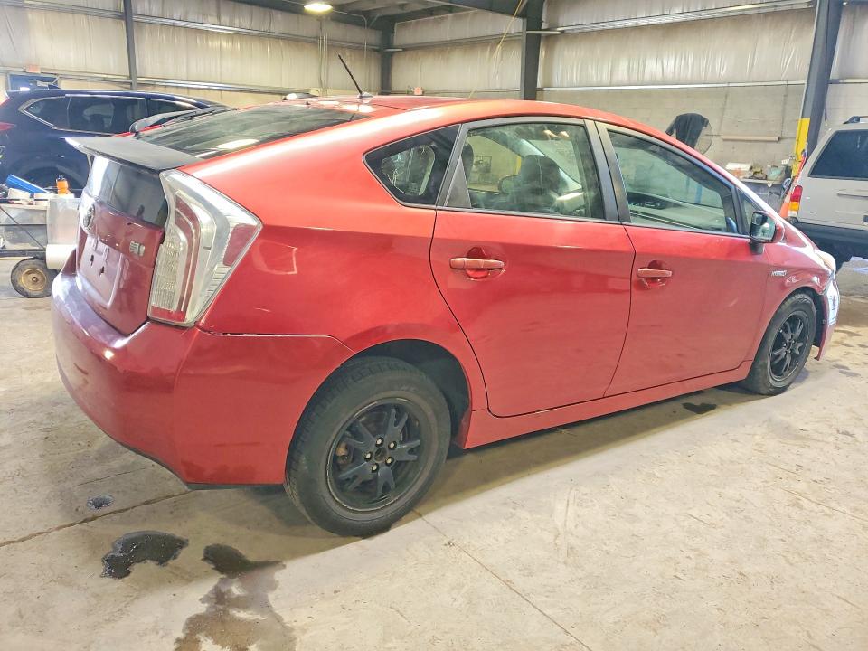 2012 Toyota Prius VIN JTDKN3DU9C1566004 COPART salvage auction — REAR END, Pa - Certificate Of Salvage, sold $2,000 on 2026-07-20 (photo 3)