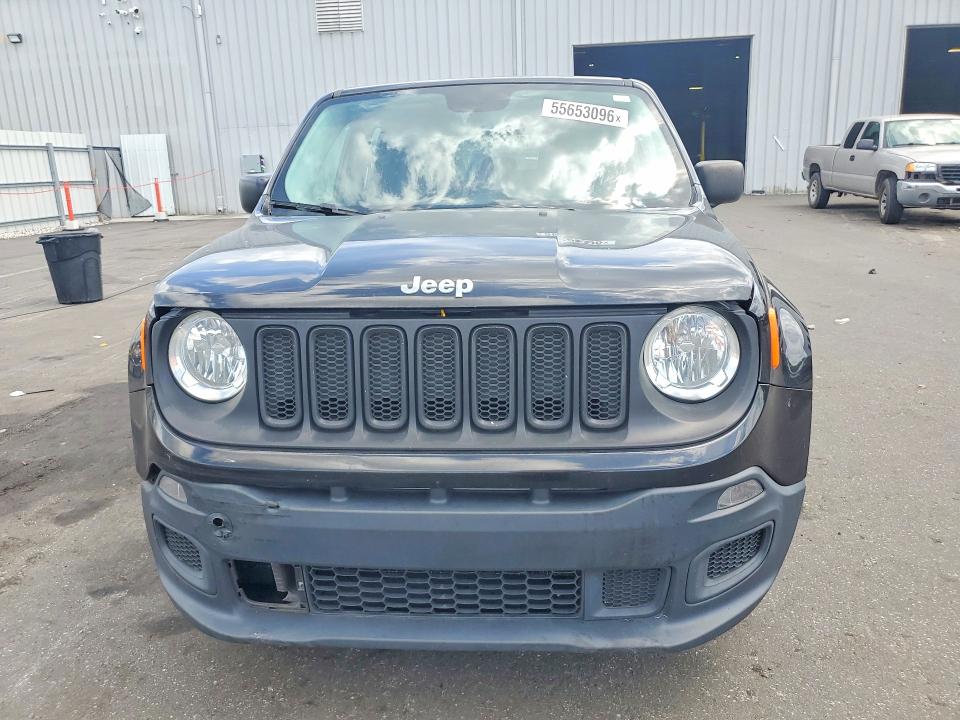 2017 Jeep VIN ZACCJAAB5HPF31149 COPART salvage auction — REAR END, Fl - Cert Of Title Slvg Rebuildable, sold $875 on 2026-08-03 (photo 5)