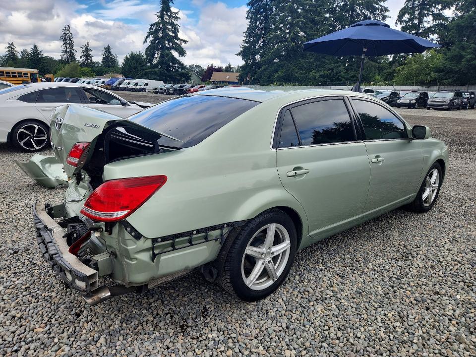 2005 Toyota Avalon VIN 4T1BK36BX5U006252 COPART salvage auction — REAR END, Wa - Vehicle Cert Of Ownership-Titl, sold $375 on 2026-07-02 (photo 3)