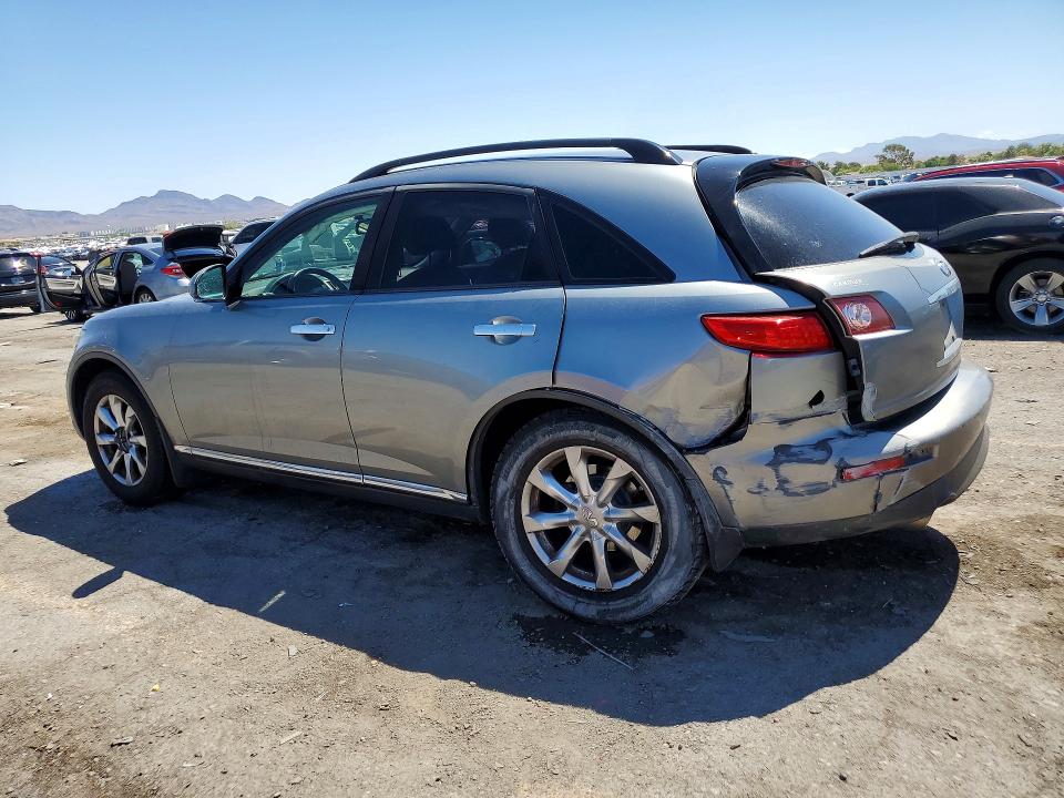 2007 Infiniti Fx VIN JNRAS08U37X100939 COPART salvage auction — REAR END, Nv - Salvage Title, sold $125 on 2026-07-14 (photo 2)