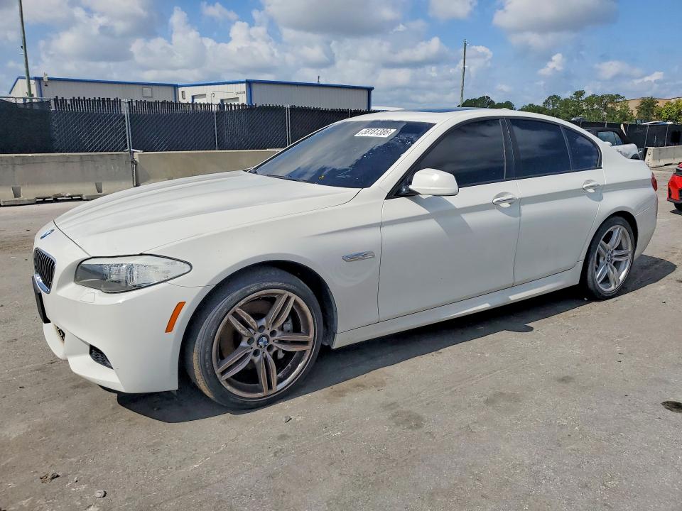 2013 BMW 5er VIN WBAFU7C51DDU68068 COPART salvage auction — MINOR DENT/SCRATCHES, Fl - Certificate Of Title, sold $2,800 on 2026-07-27 (photo 1)