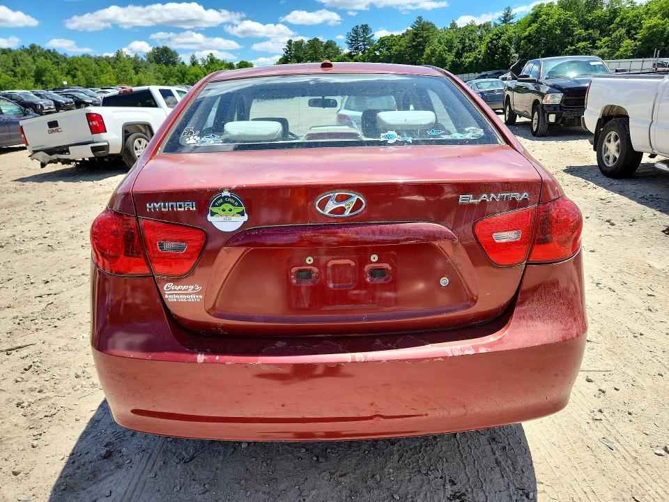 2008 Hyundai Elantra VIN KMHDU46D18U513894 COPART salvage auction — FRONT END, Ma - Certificate Of Title, sold $550 on 2026-07-09 (photo 6)