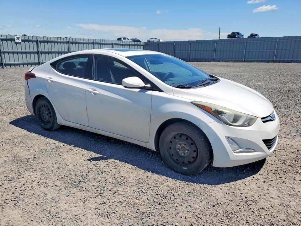 2016 Hyundai VIN KMHDH4AE4GU494762 COPART salvage auction — REAR END, On - Permit No Brand - Unfit, sold $800 on 2026-07-09 (photo 4)